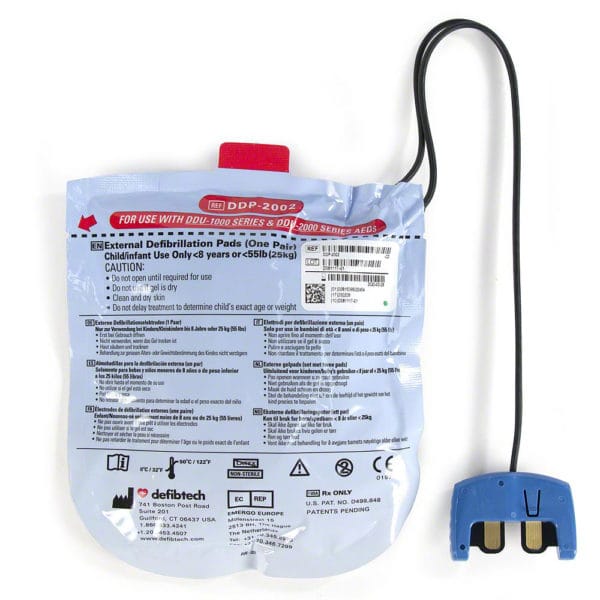 Defibtech Lifeline VIEW Pediatric AED Pads | DDP-2002