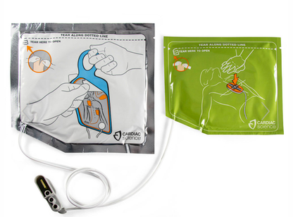Cardiac Science Powerheart G5 Adult Intellisense CPR Feedback (ICPR) Defibrillation Electrode Pads